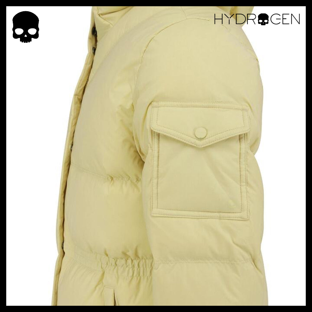 【HYDROGEN】WOMEN HELIUM RDS MID-LENGTH DOWN JACKET BUTTER