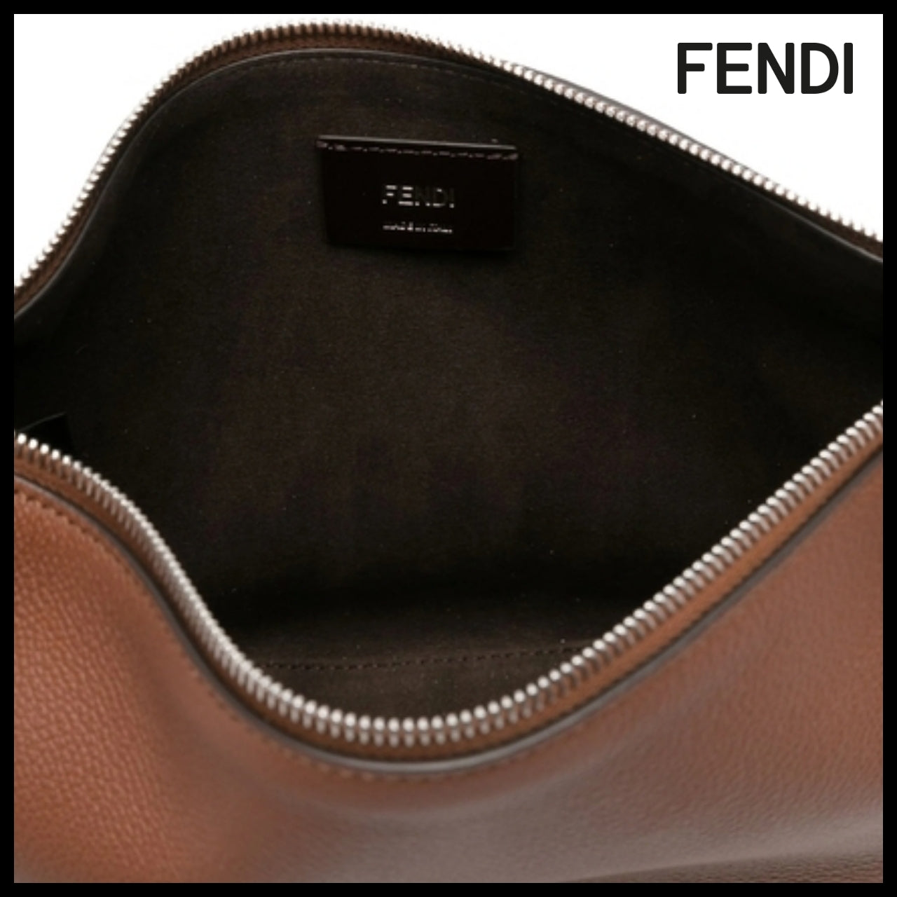 【FENDI】Brown Crossbody Bag compact crossbody