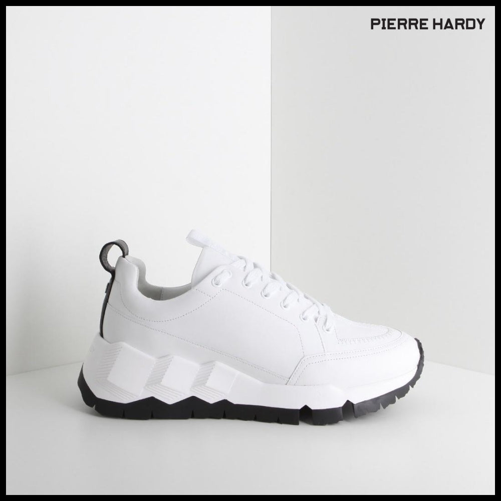 【Pierre Hardy】STREET LIFE White Sneakers QX02Z