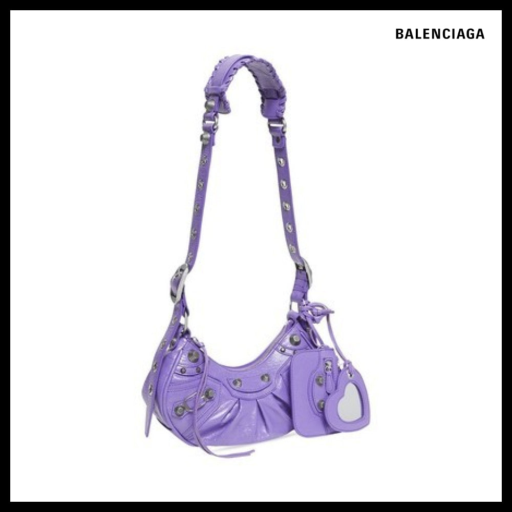 【BALENCIAGA】Le Cagole XS Shoulder Bag Purple