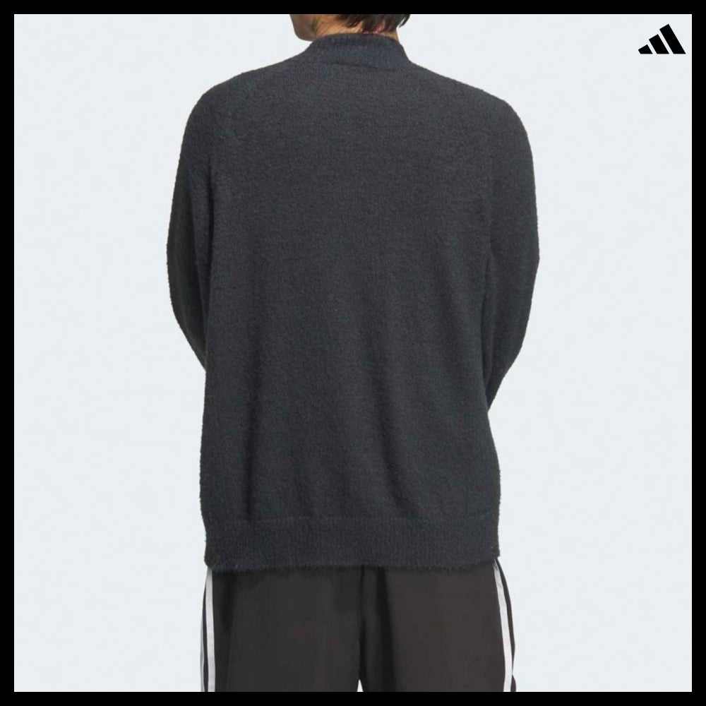 【ADIDAS】Knit Superstar Dark Gray Track Top Track Jacket