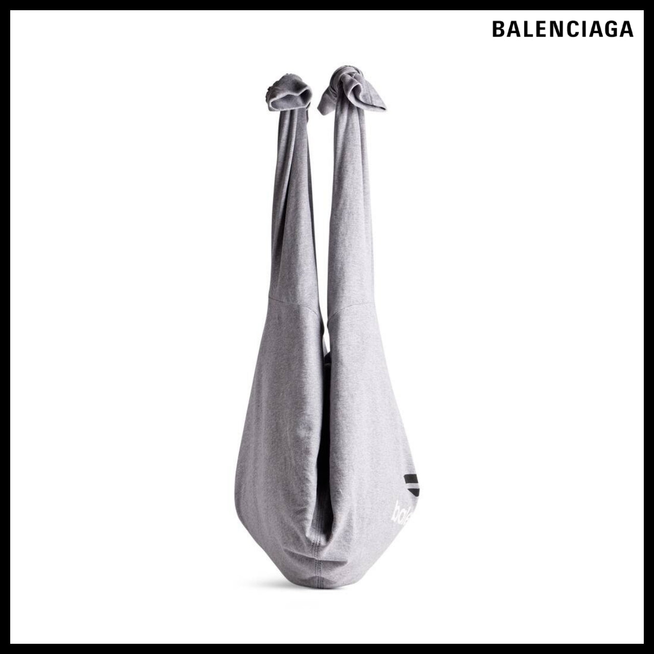 【BALENCIAGA】New Jersey Hobo Bag Grey