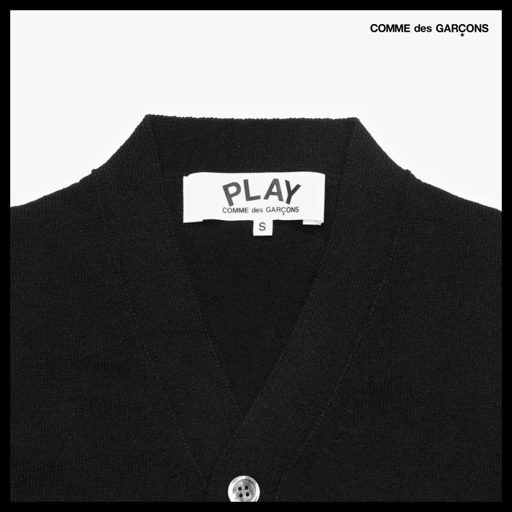 【COMME des GARCONS】PLAY Double Red Heart Patch Men