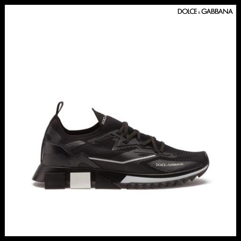 【Dolce & Gabbana】STRETCH MESH SORRENTO SNEAKERS BLACK