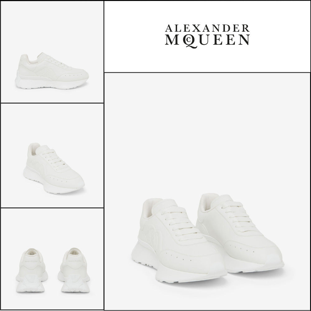 【Alexander Mcqueen】Sprint Runner White 9000