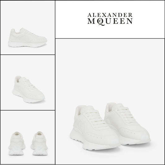【Alexander Mcqueen】Sprint Runner White 9000