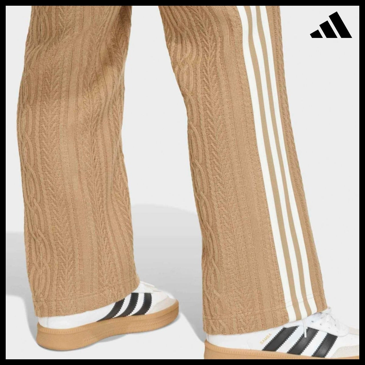 【ADIDAS】Knit Beckenbauer Brown Track Pants
