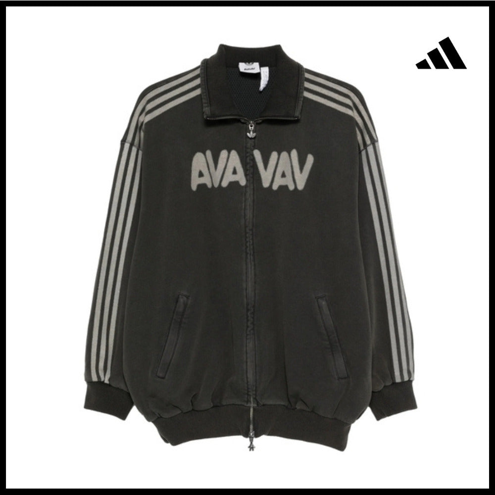 【adidas】Gray Jacket sporty outerwear