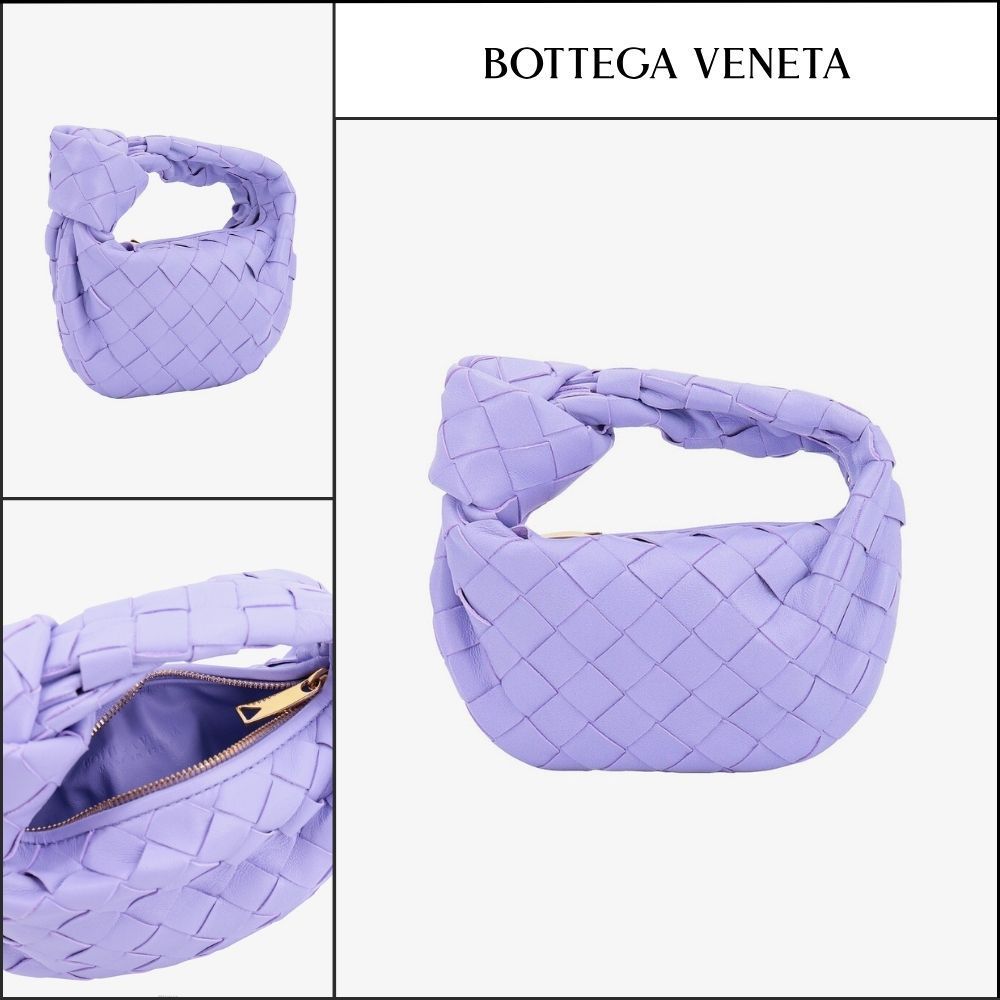【BOTTEGA VENETA】Candy Leather Jodie Bag Amethyst