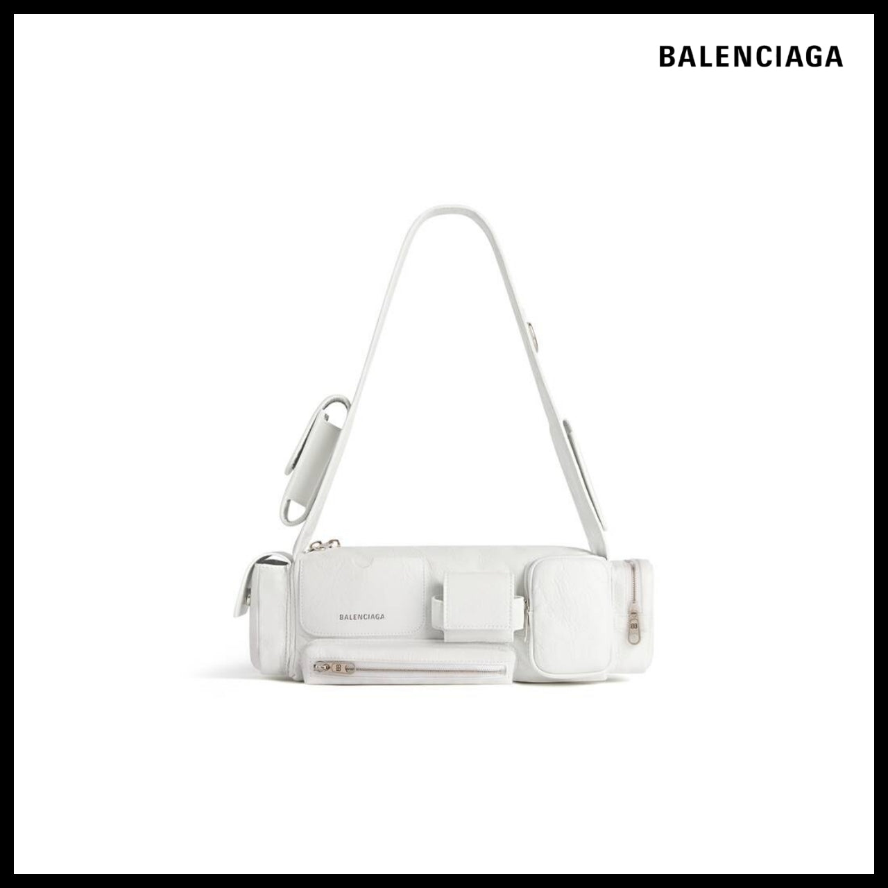 【BALENCIAGA】Superbusy XS Sling Bag Optic White