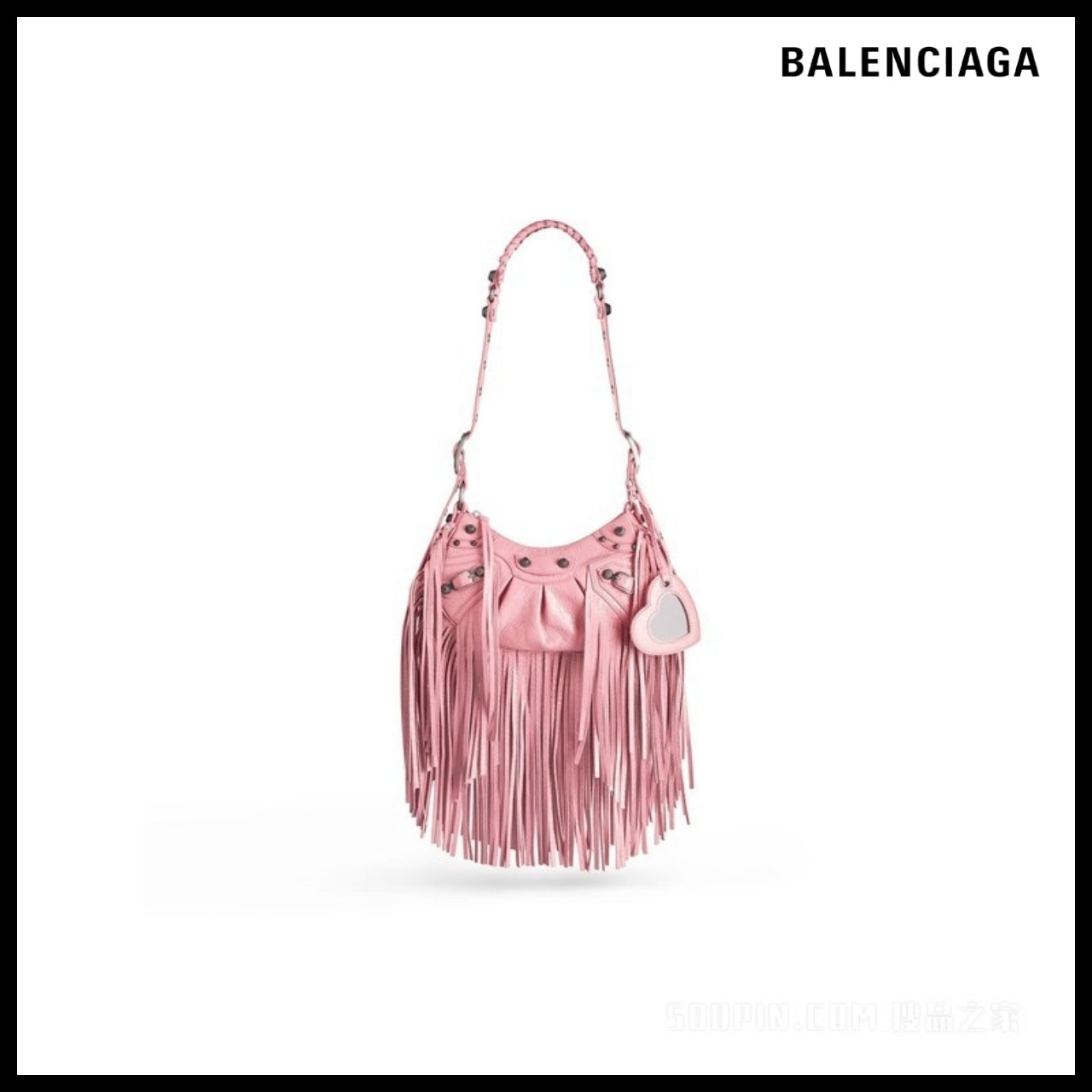 【BALENCIAGA 】Le Cagole XS Shoulder Bag Fringes