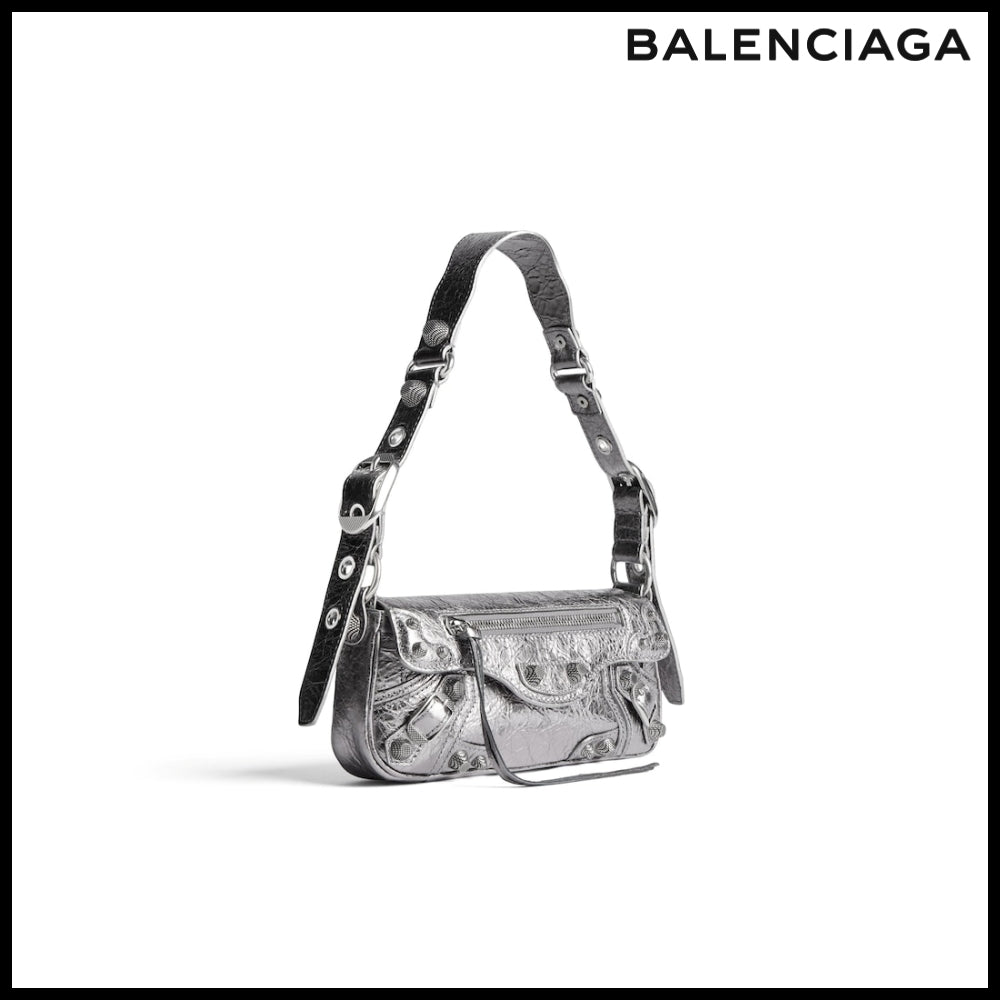 【BALENCIAGA】Le Cagole XS Sling Bag silver