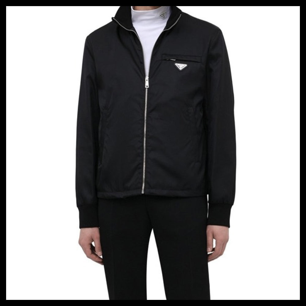 【PRADA】Re-Nylon Blouson Jacket Black Men