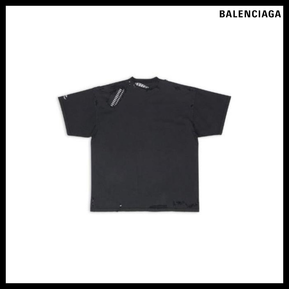 【BALENCIAGA】3B Sports Icon Repaired T-Shirt Oversized