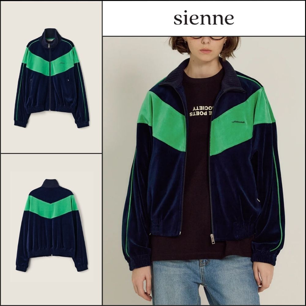 【SIENNE】Lyon Track Jacket Navy