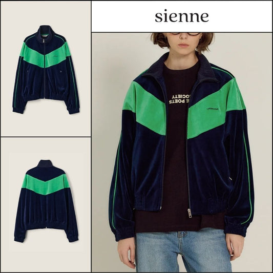 【SIENNE】Lyon Track Jacket Navy