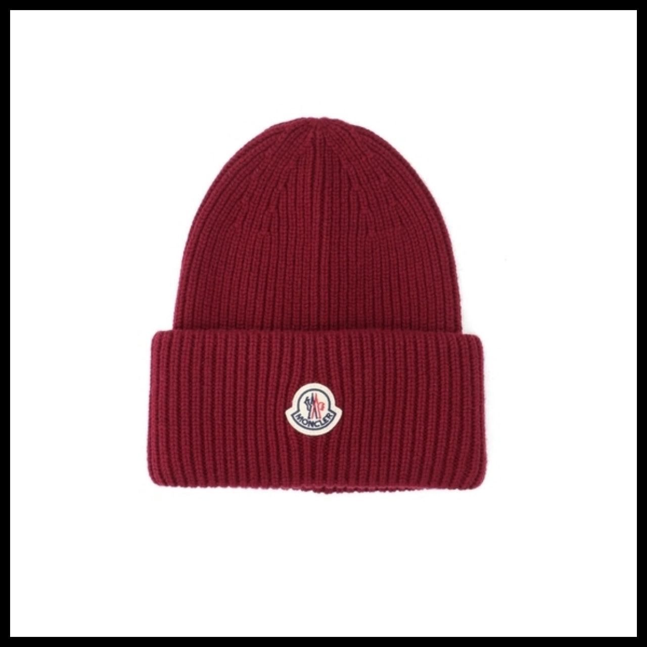 【MONCLER】Red Beanie