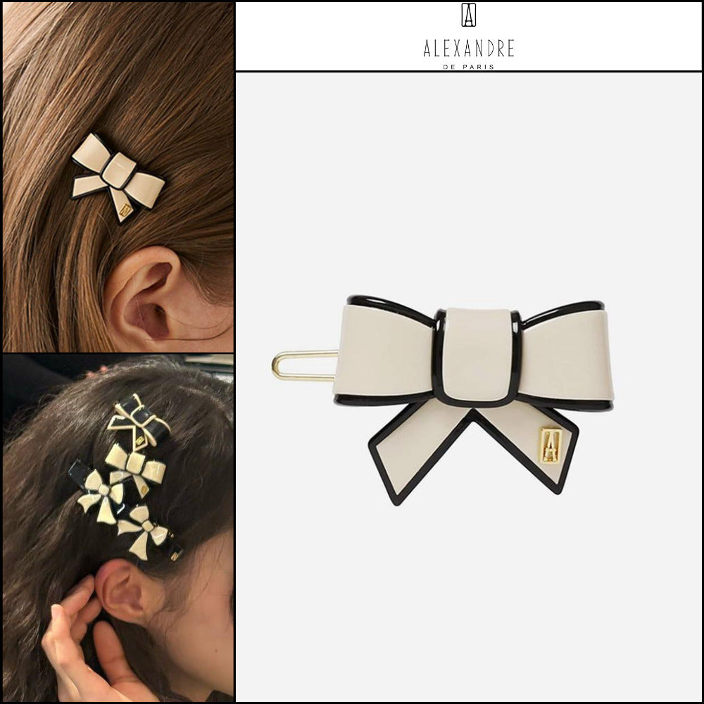 【Alexandre de Paris】Tenderly Ball Pin Beige