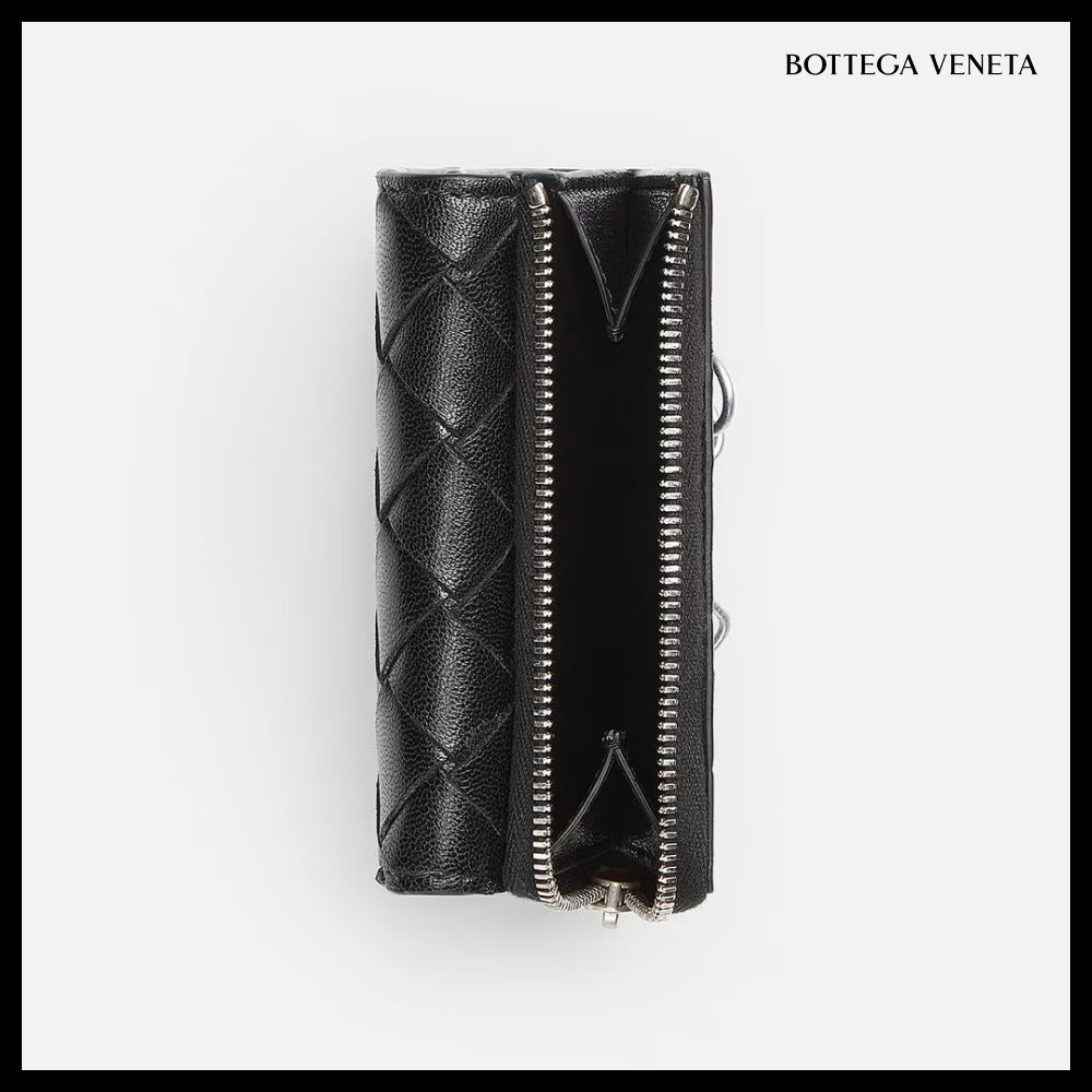 【BOTTEGA VENETA】Intrecciato Tiny Tri-fold Wallet
