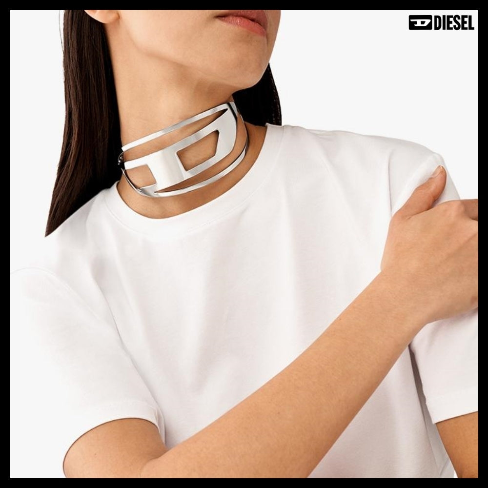 【DIESEL】D Logo Necklace