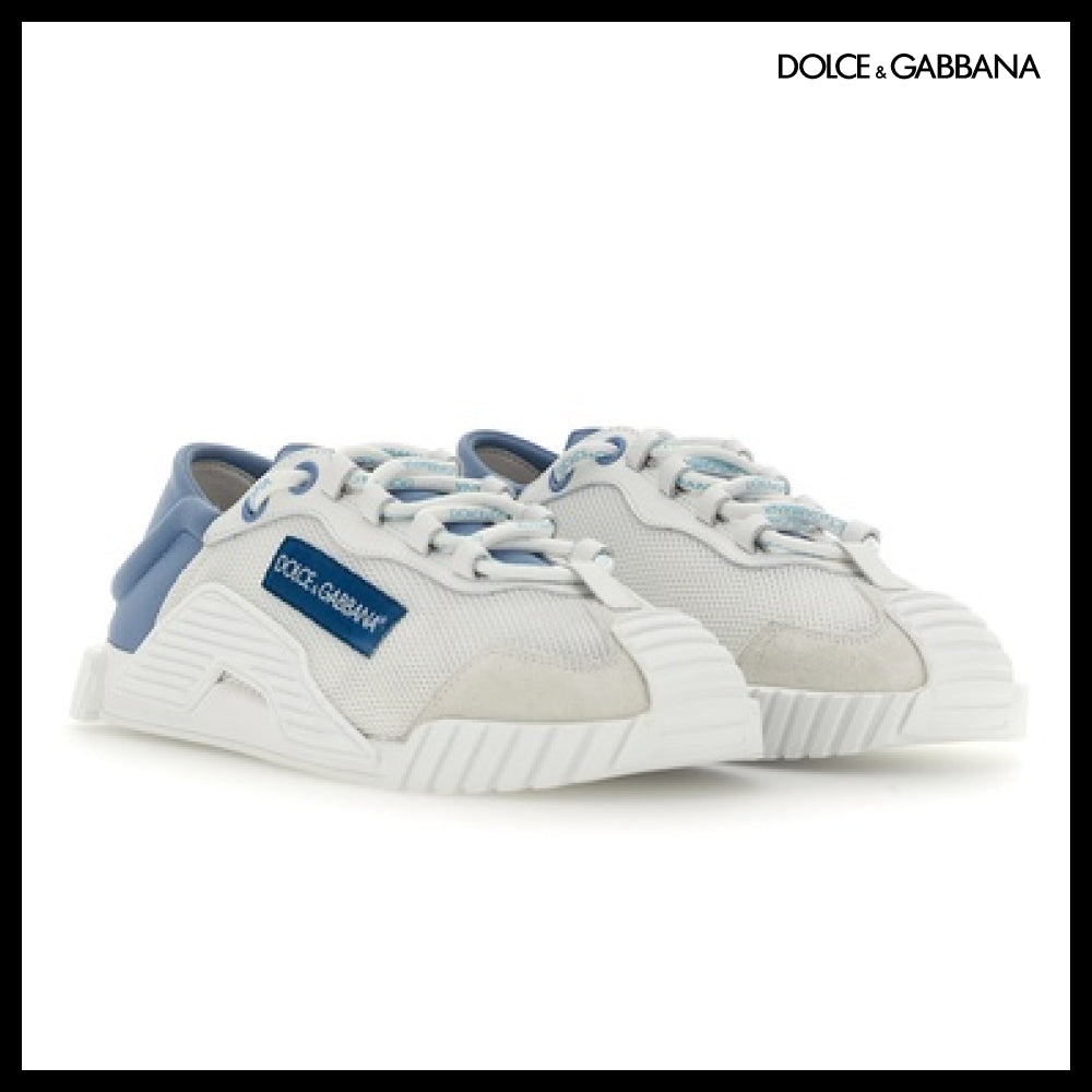 【Dolce & Gabbana】FABRIC SNEAKERS LIGHT BLUE WHITE