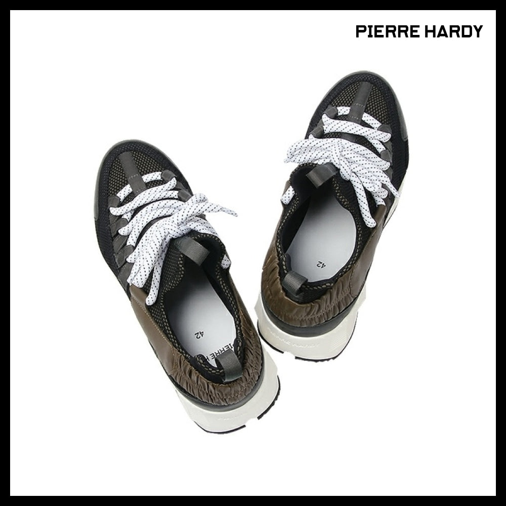 【Pierre Hardy】TREK COMET Sneakers LX01X Grey Kaki