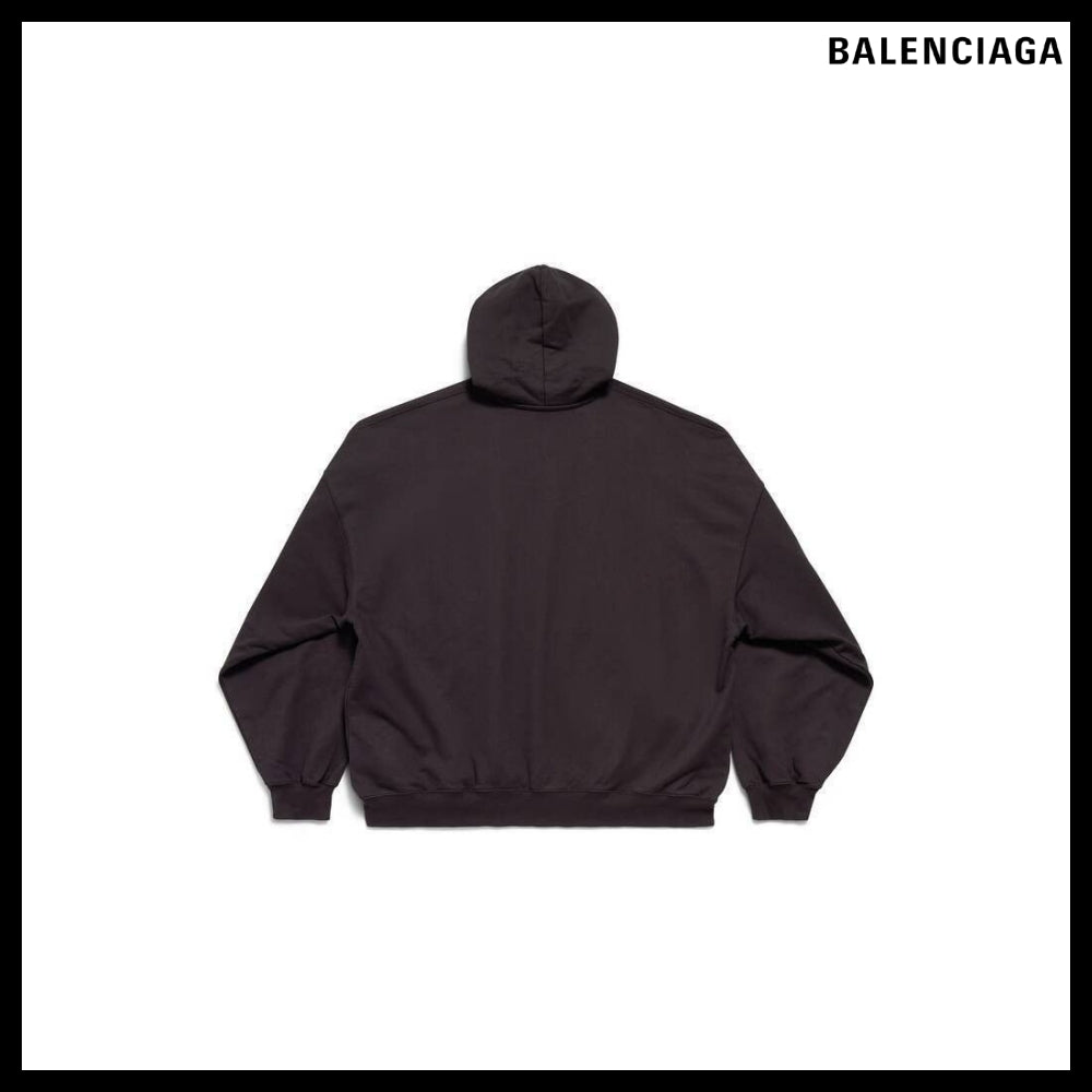 【BALENCIAGA】Love Hoodie Oversized Black