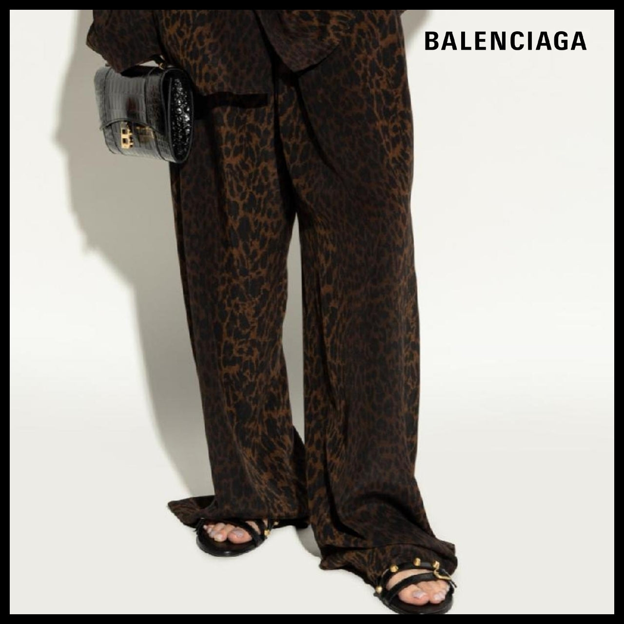 【BALENCIAGA】Slides City Black