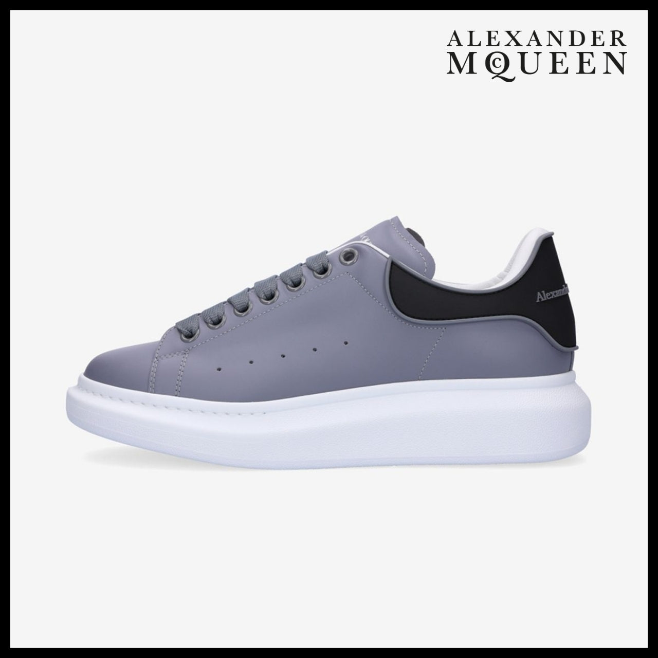 【Alexander Mcqueen】Larry Oversized Sneaker Gun Grey