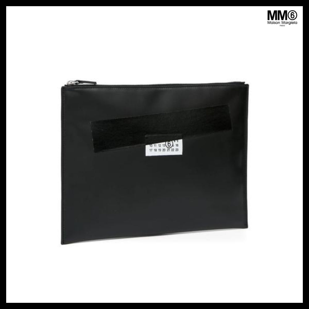 【MM6 Maison Margiela】Black Designer Clutch