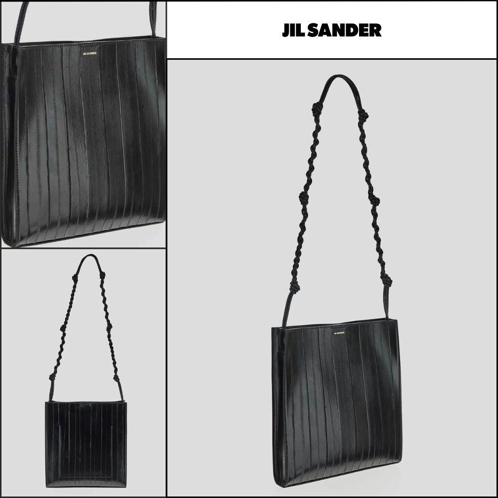 【JIL SANDER】Napa Shoulder Bag in Black