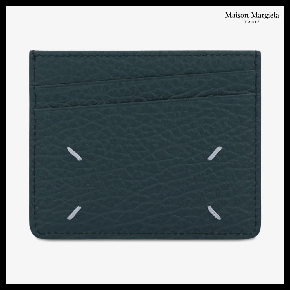 【Maison Margiela】Slim 6CC Card Holder Bottle Green