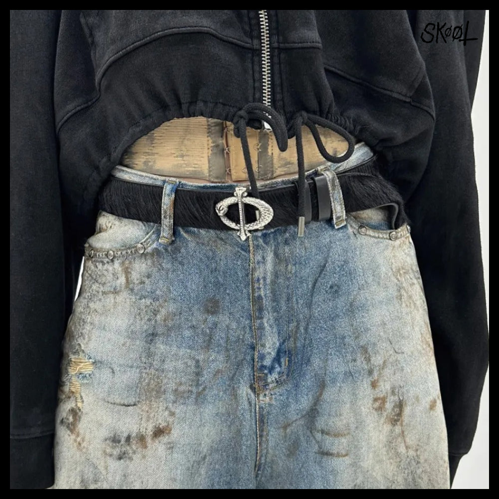 【SKOOT】Velvet Serpent Belt