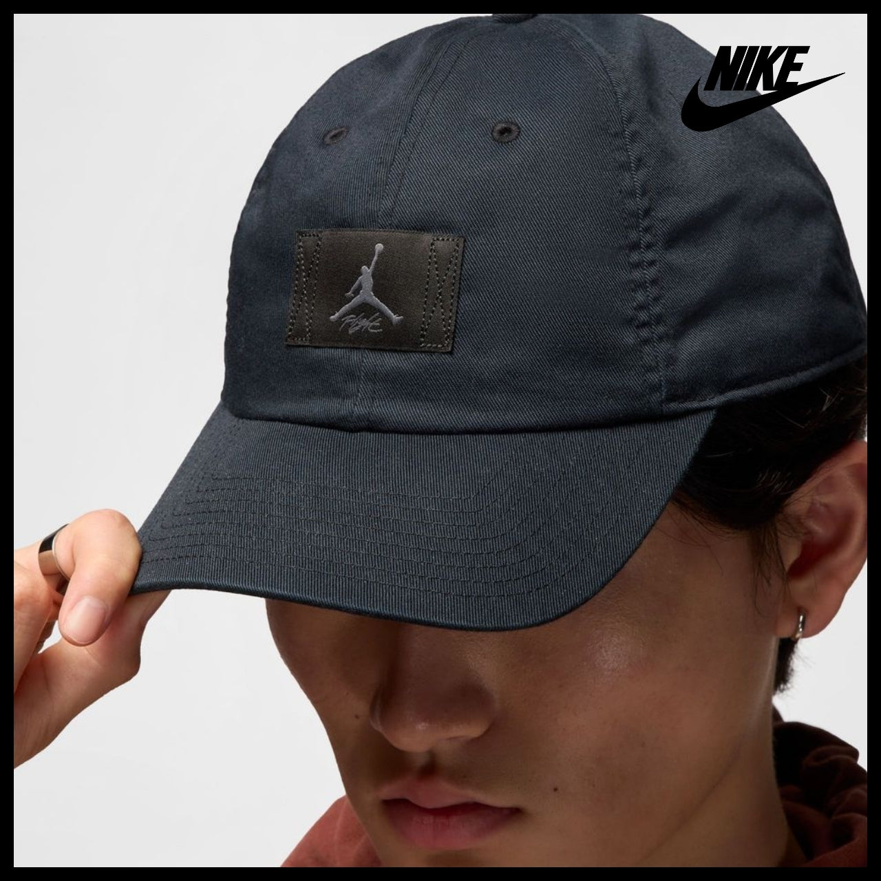 【NIKE】JORDAN Adjustable Club Cap Black Iron Grey