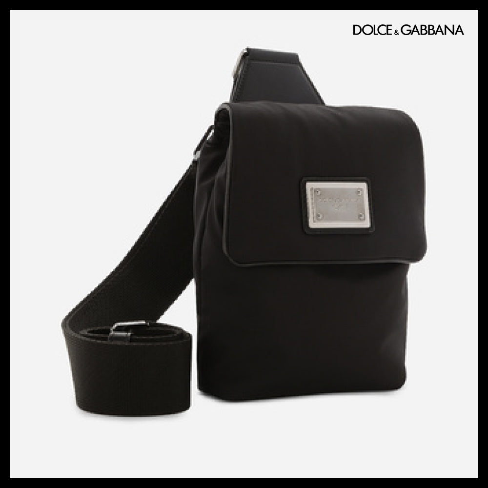 【Dolce & Gabbana】NYLON BELT BAG Black