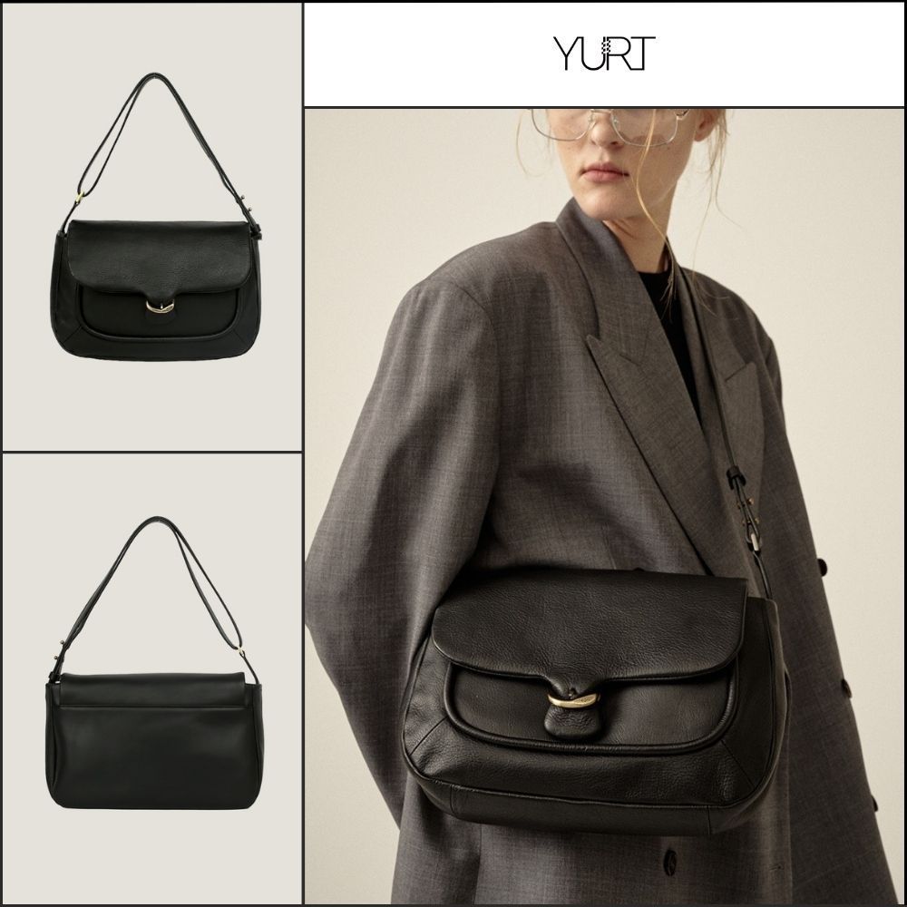【YURT】Courrier Shoulder Bag YB322 Black