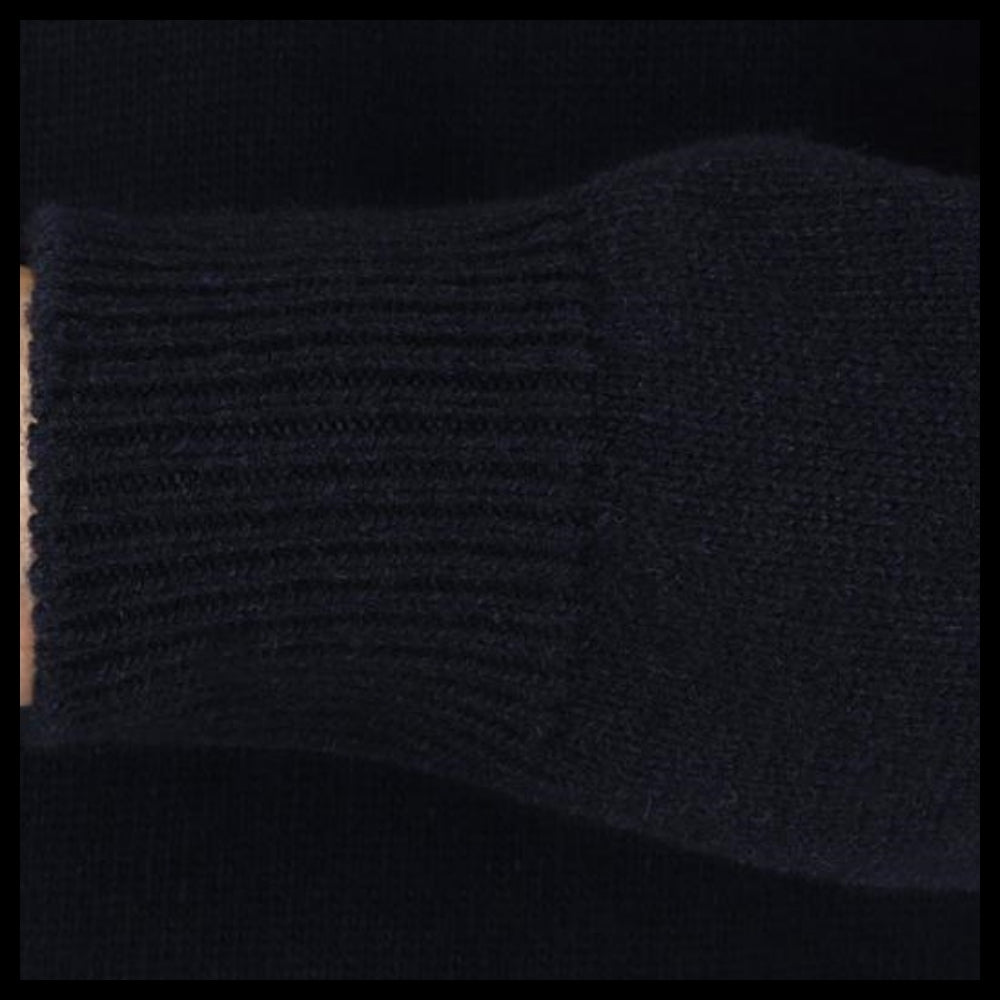 【STONE ISLAND】 Mens Wappen Patch Crewneck Knit Navy