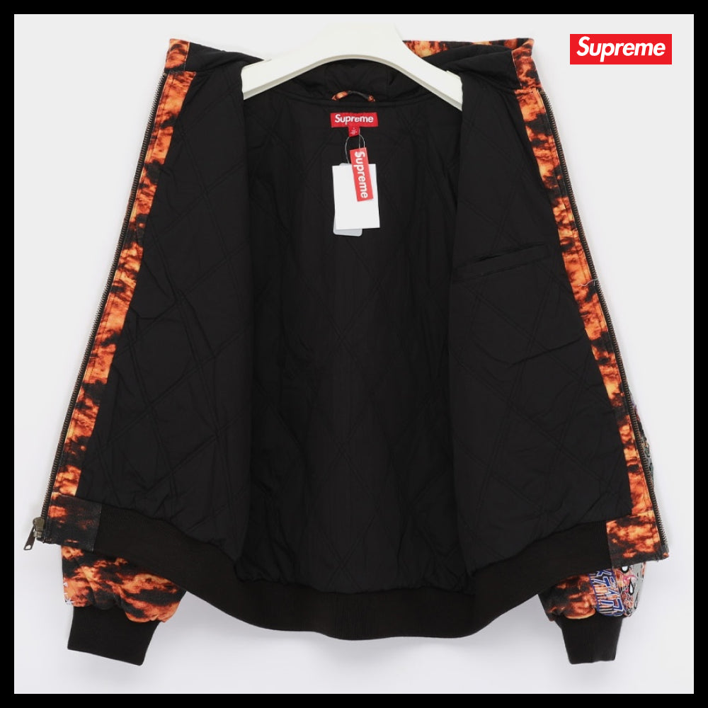 【100%正規品保証 Supreme】AOI Embroidery Hooded Work Jacket