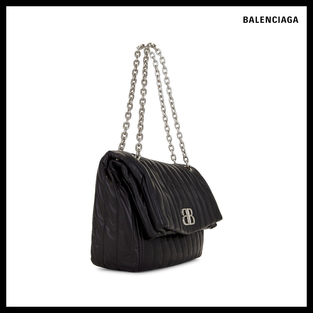 【BALENCIAGA】Monaco Medium Chain Bag Quilted