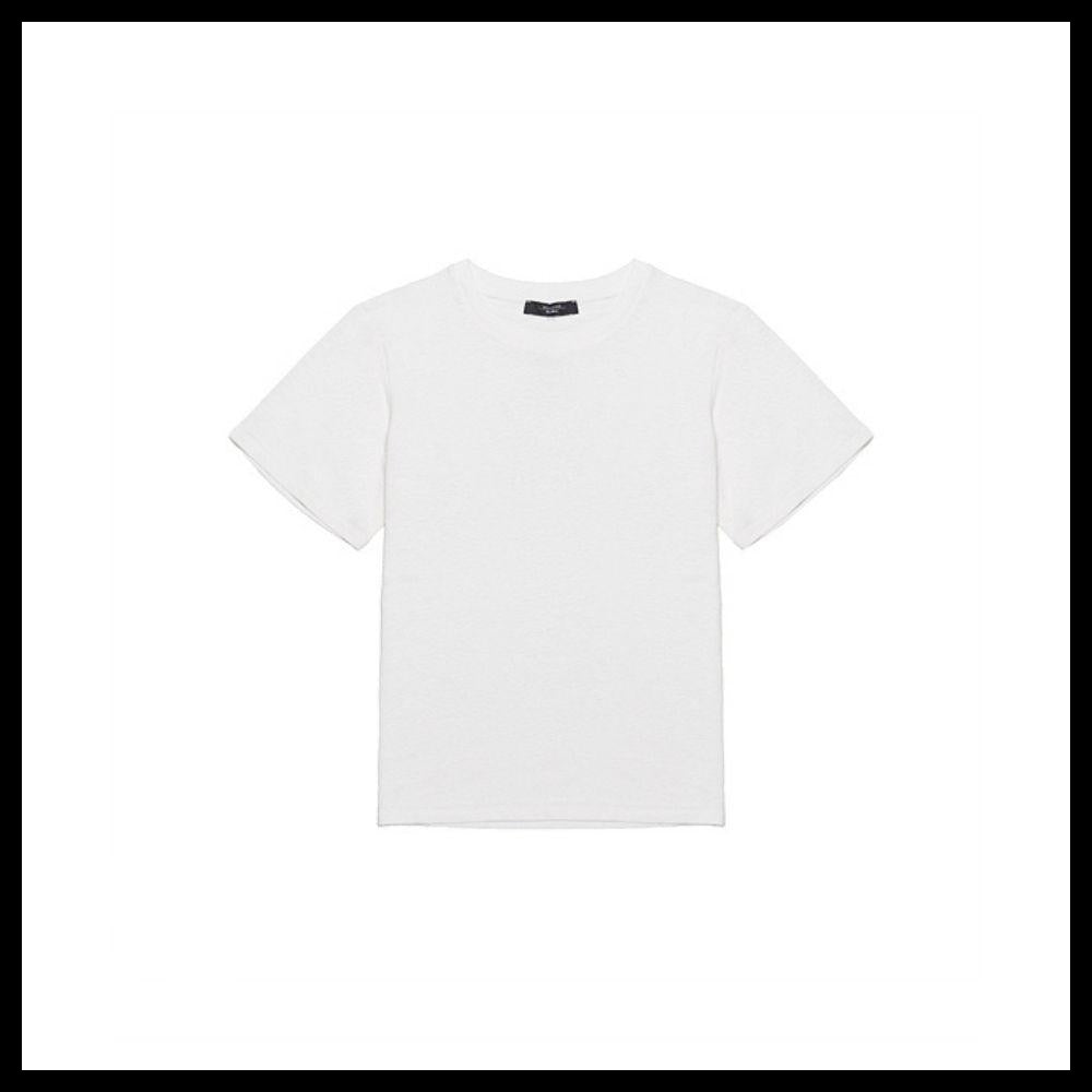 【Max Mara】Pelota Linen T-Shirt White