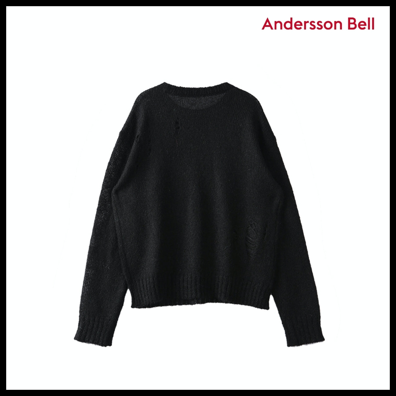 【ANDERSSON BELL】ADSB Kid Mohair Crew-Neck Sweater 3Colors