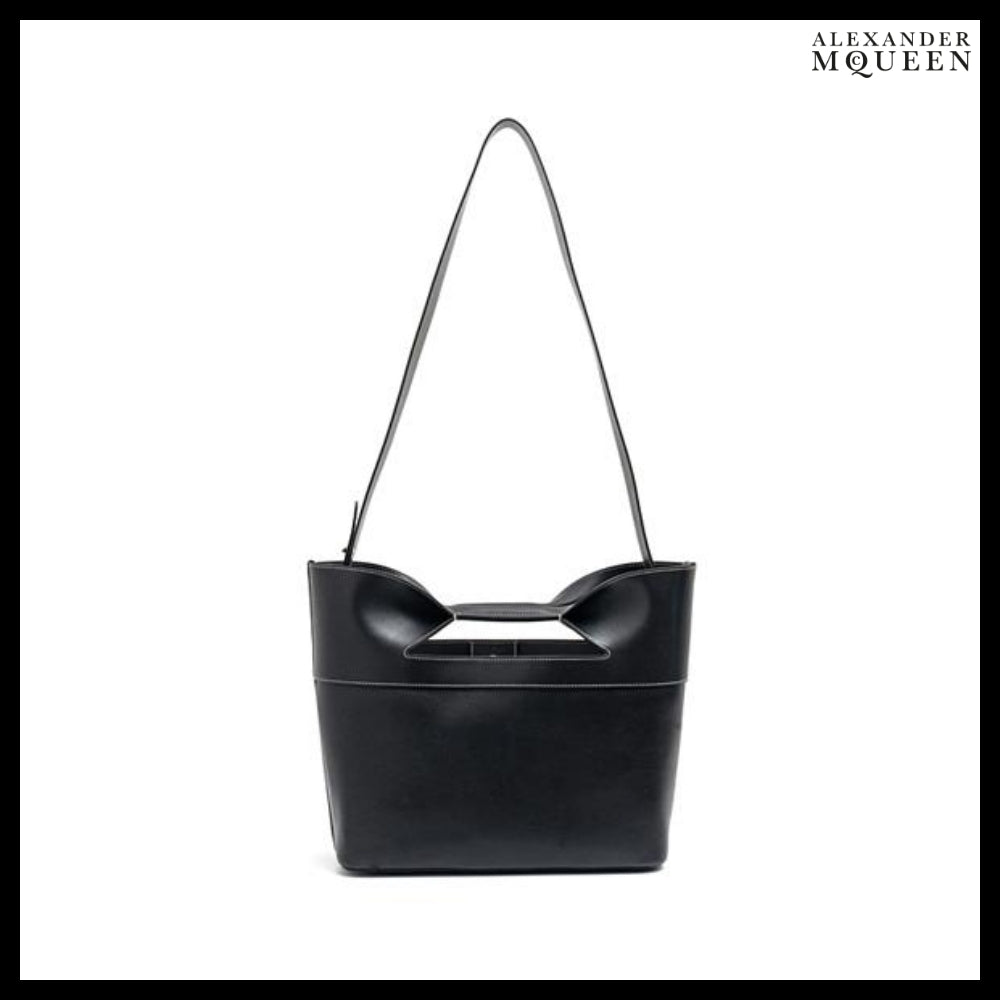 【Alexander Mcqueen】Bow Small Tote Bag Black