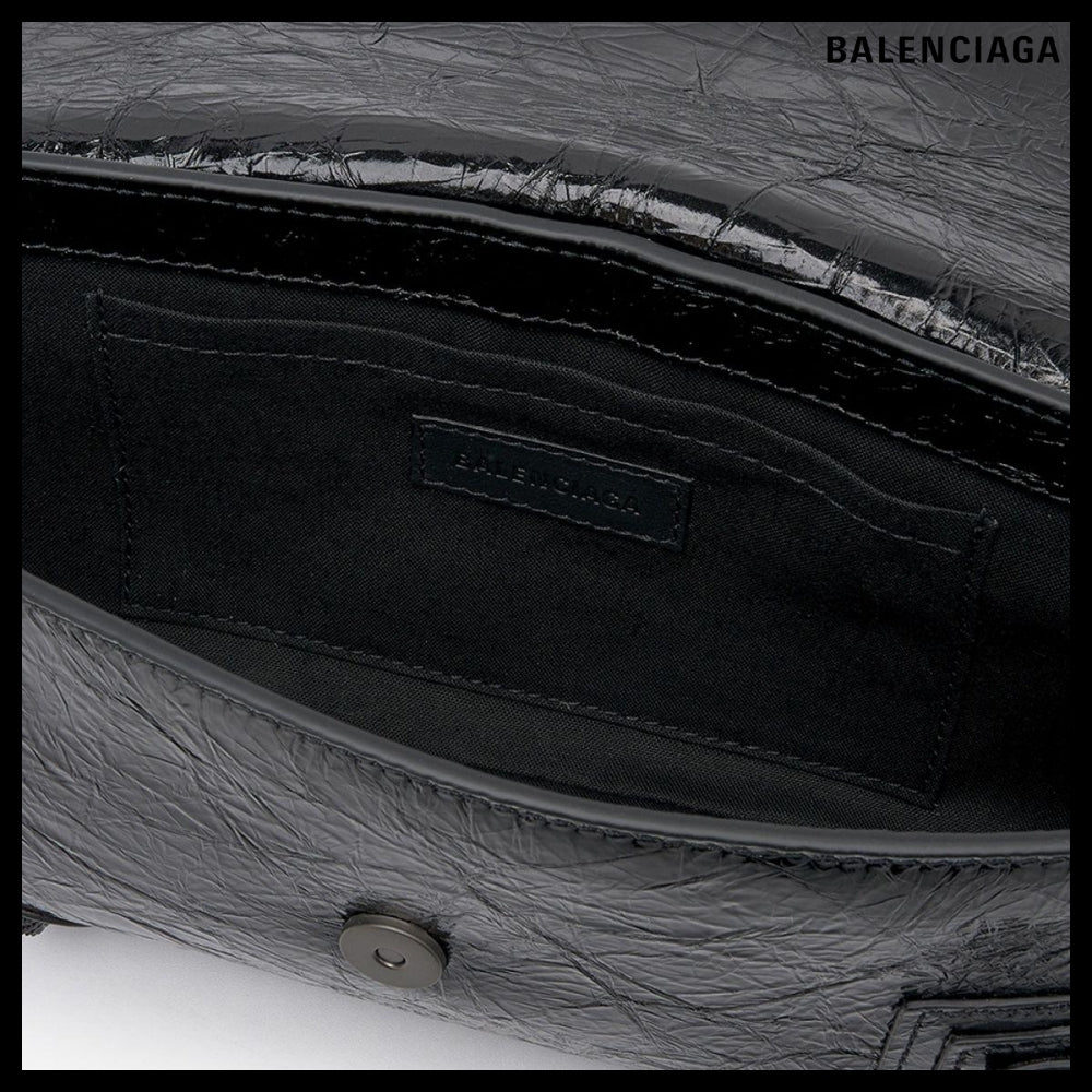 【BALENCIAGA】Le Cagole S Sling Shoulder Bag - Black