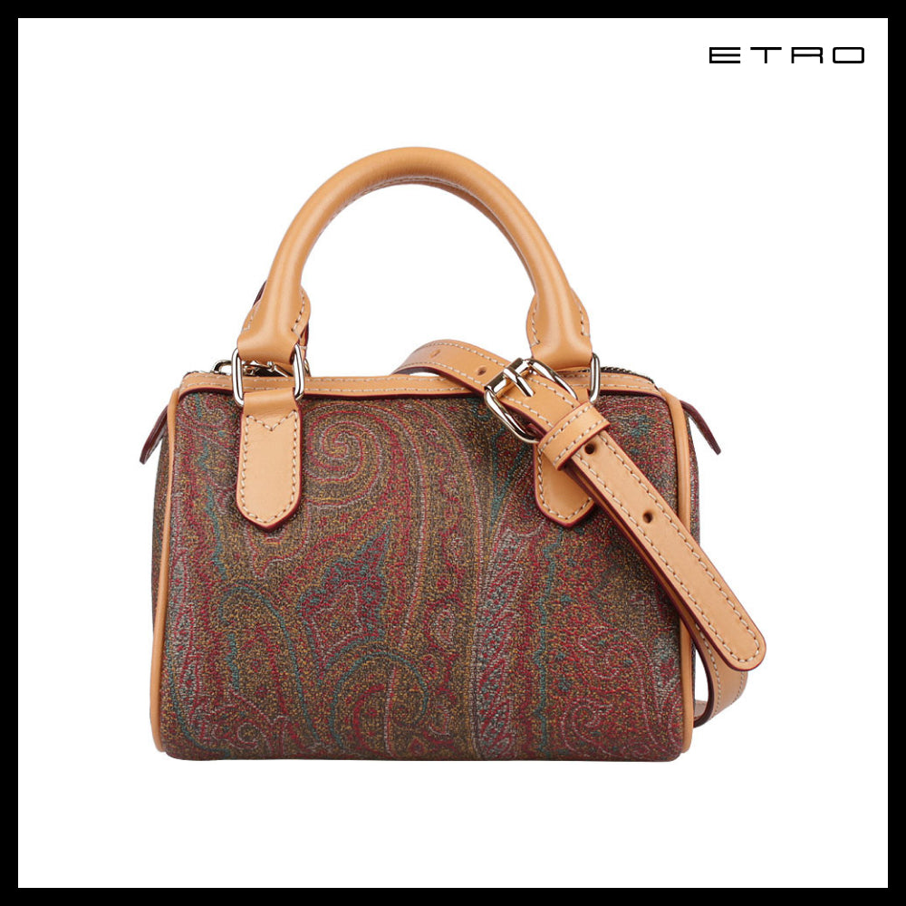 【ETRO】Paisley Boston Bag Mini