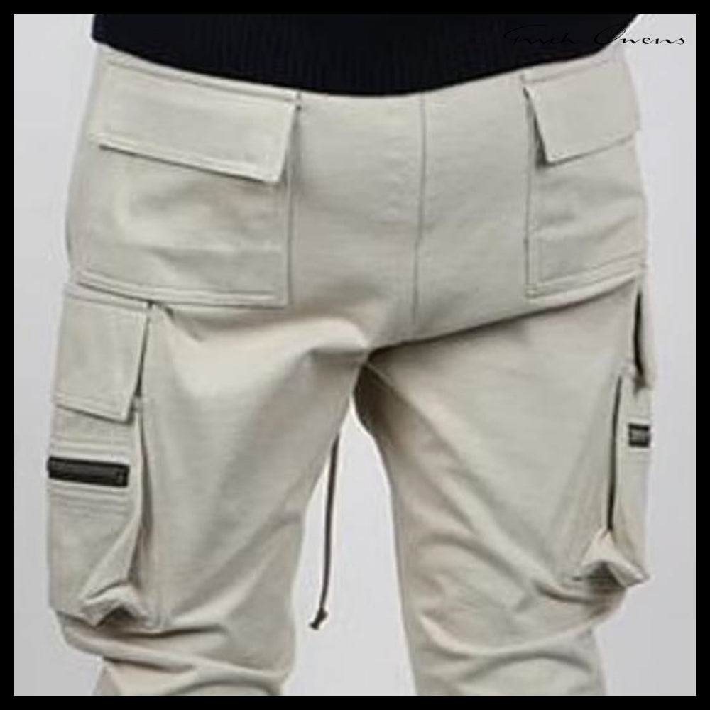 【RICK OWENS】Mastodon Cargo Pants Beige