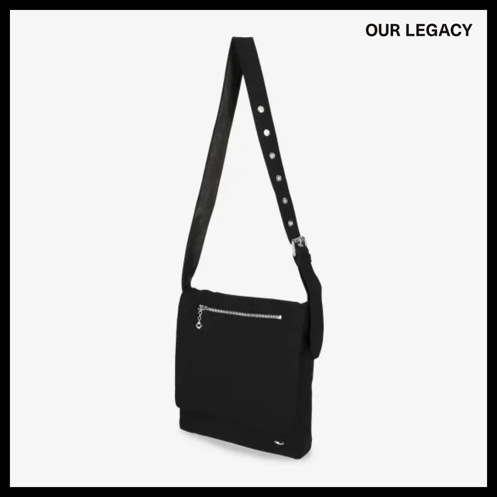 【OUR LEGACY】Slim Satchel Shoulder Bag Black