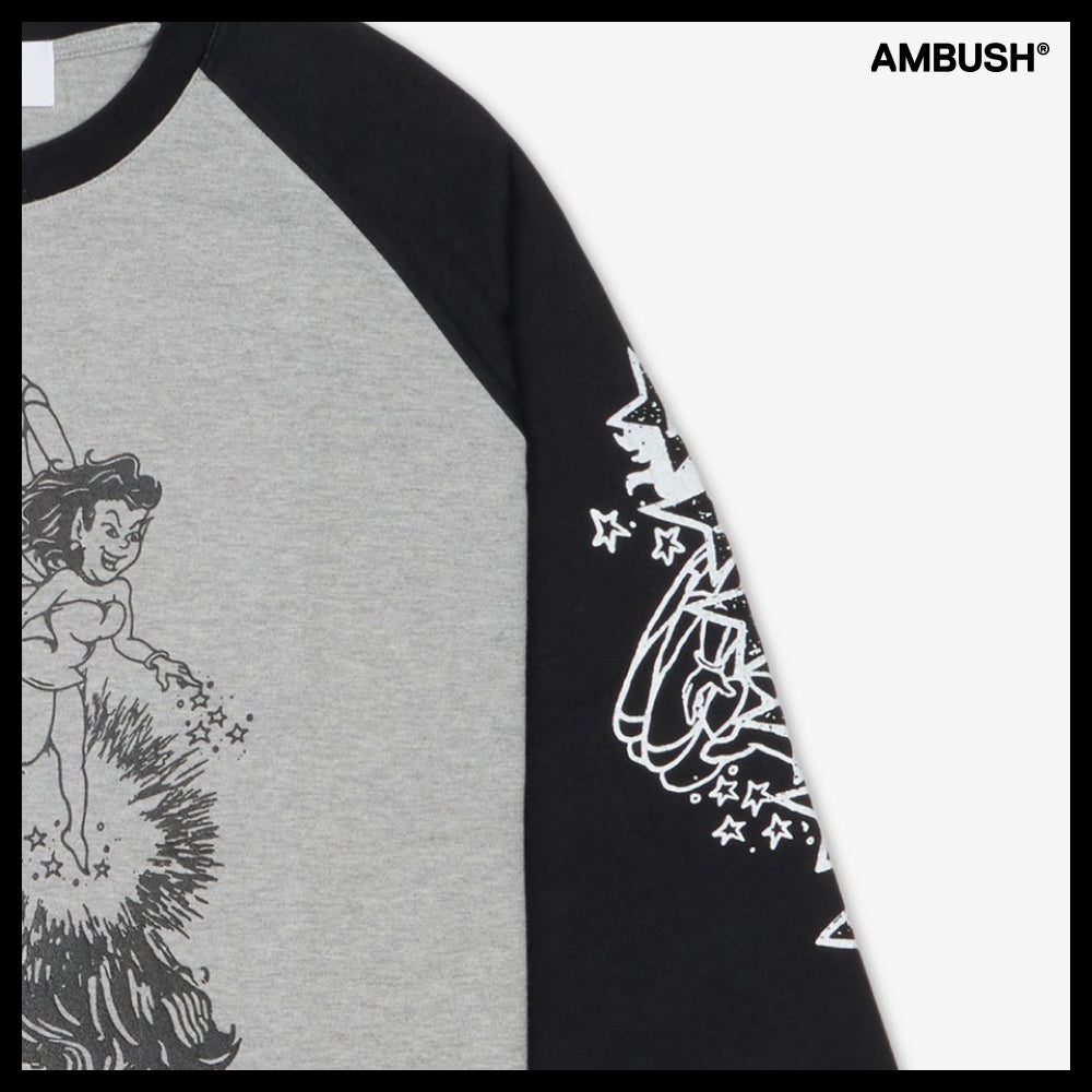 【AMBUSH】Raglan T Shirt Gray