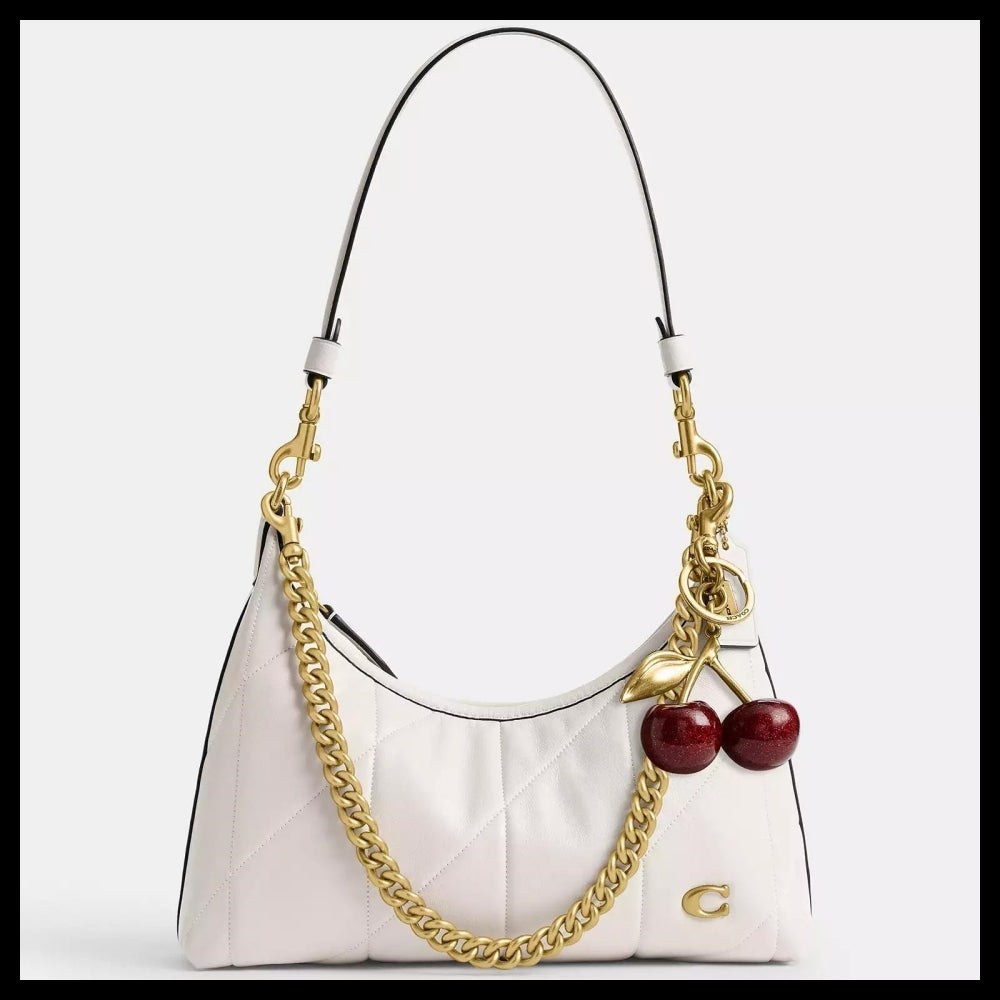 【Coach】Juliet Shoulder Bag 25 With Quilting Chalk
