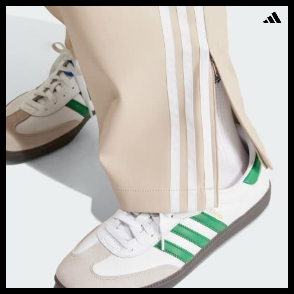 【ADIDAS 】Faux Leather Adicolor 3S Firebird Tracksuit Pants