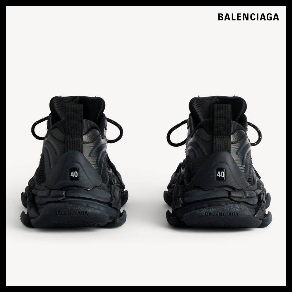 【BALENCIAGA】Triple S2 Sneakers Black Dark Grey